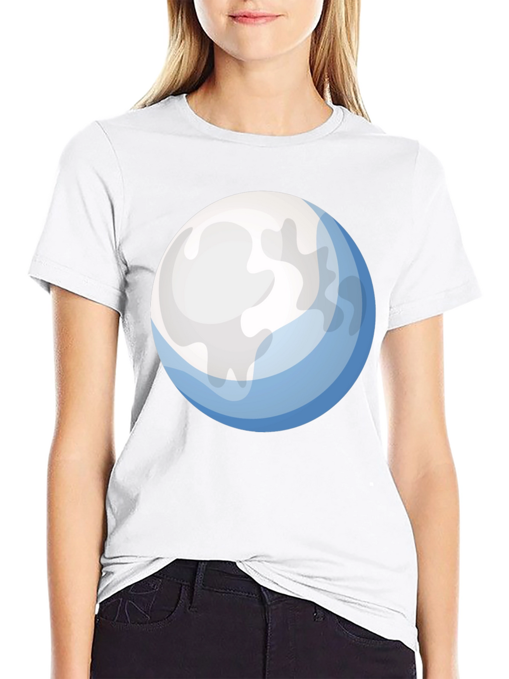 Full Moon Graphic T-Shirt - Soft Cotton Tee