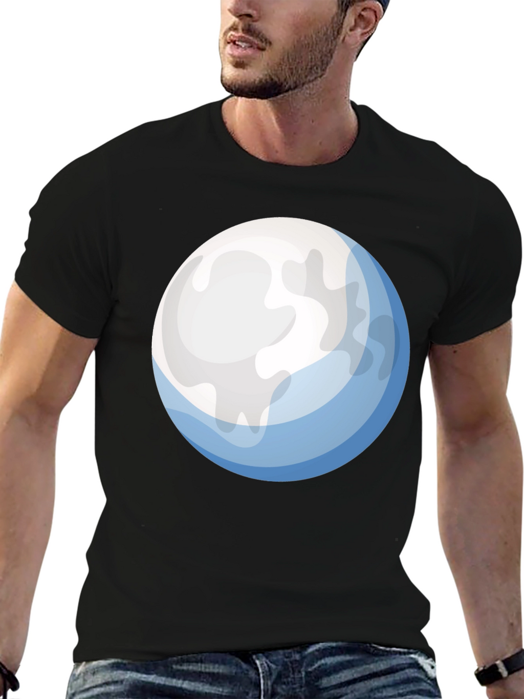 Full Moon Graphic T-Shirt - Soft Cotton Tee