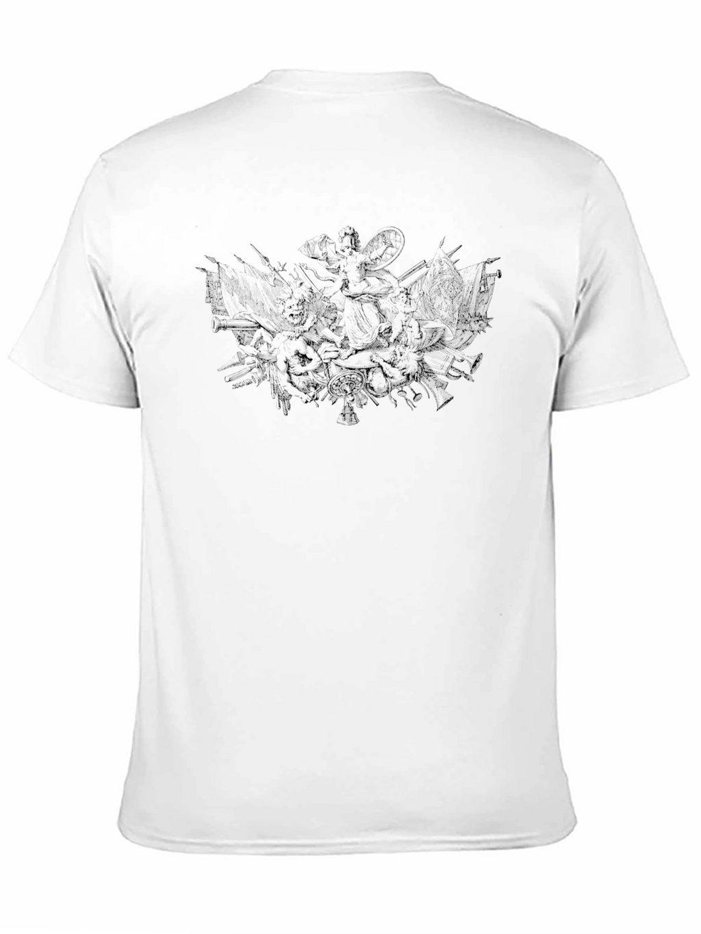 Dark Graphic Print Tee