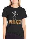 Radiologist Skeleton Halloween T-Shirt