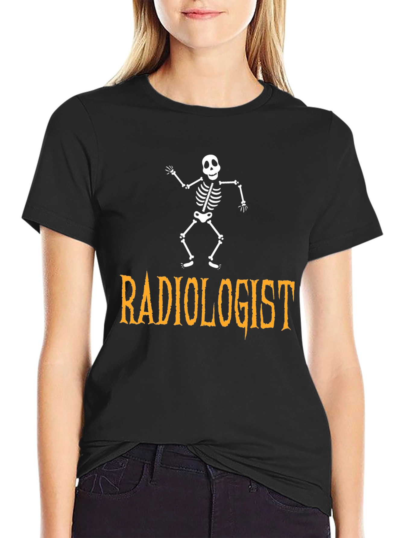 Radiologist Skeleton Halloween T-Shirt