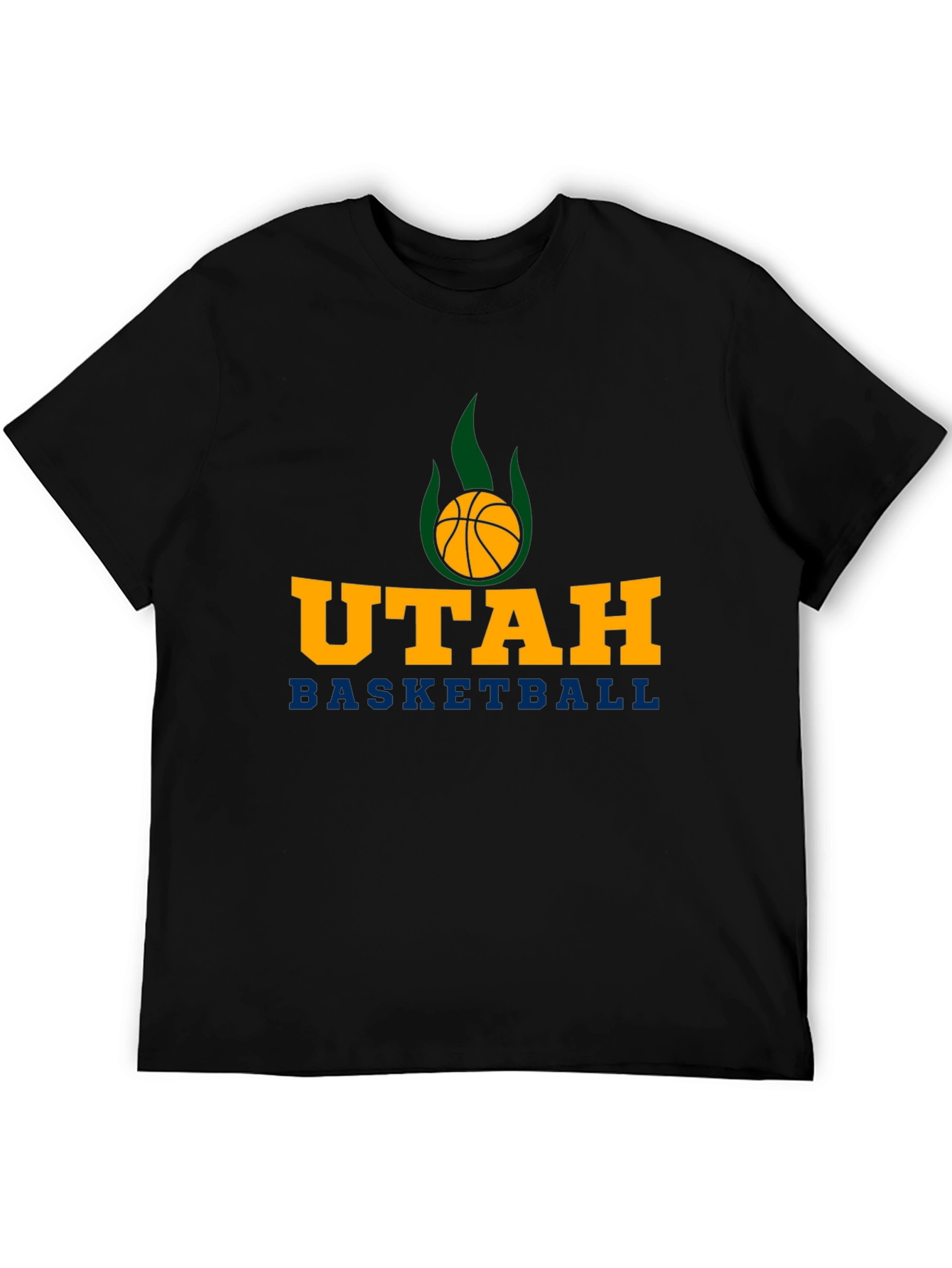 Utah Basketball Black T-Shirt
