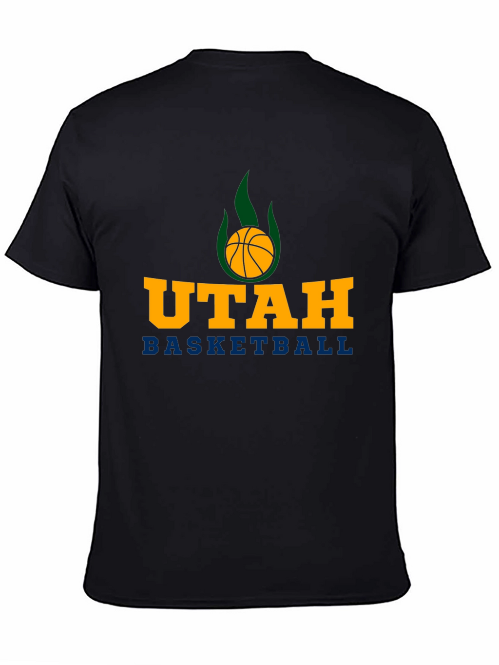 Utah Basketball Black T-Shirt
