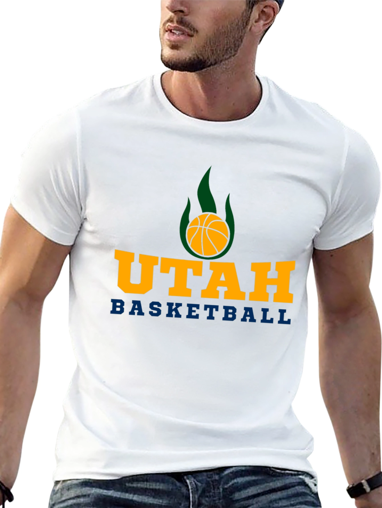 Utah Basketball Black T-Shirt