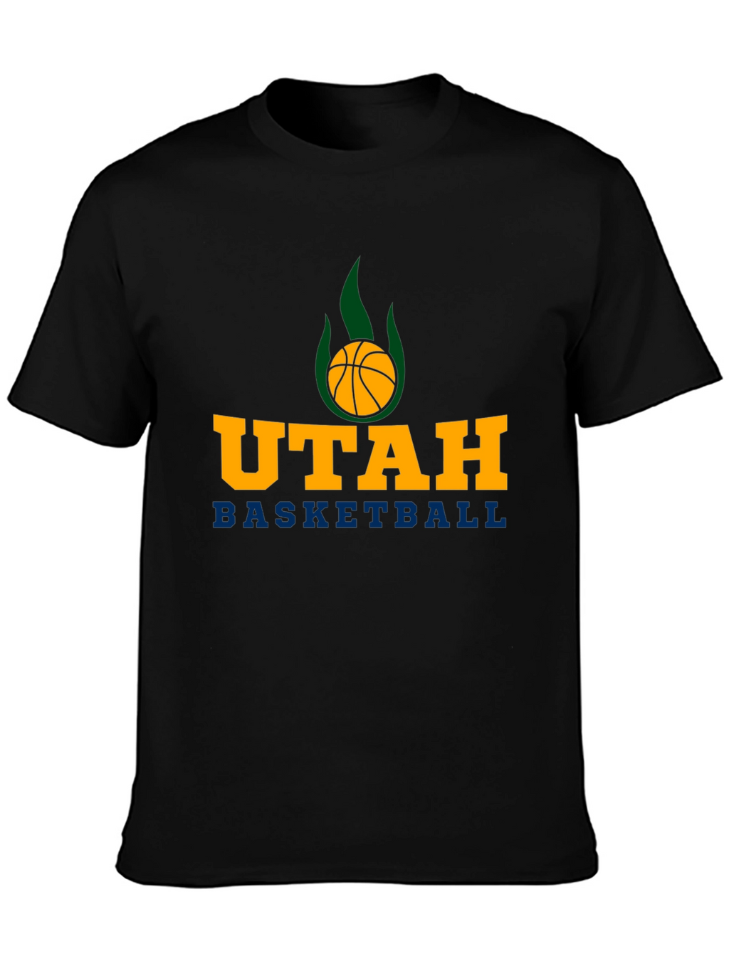 Utah Basketball Black T-Shirt