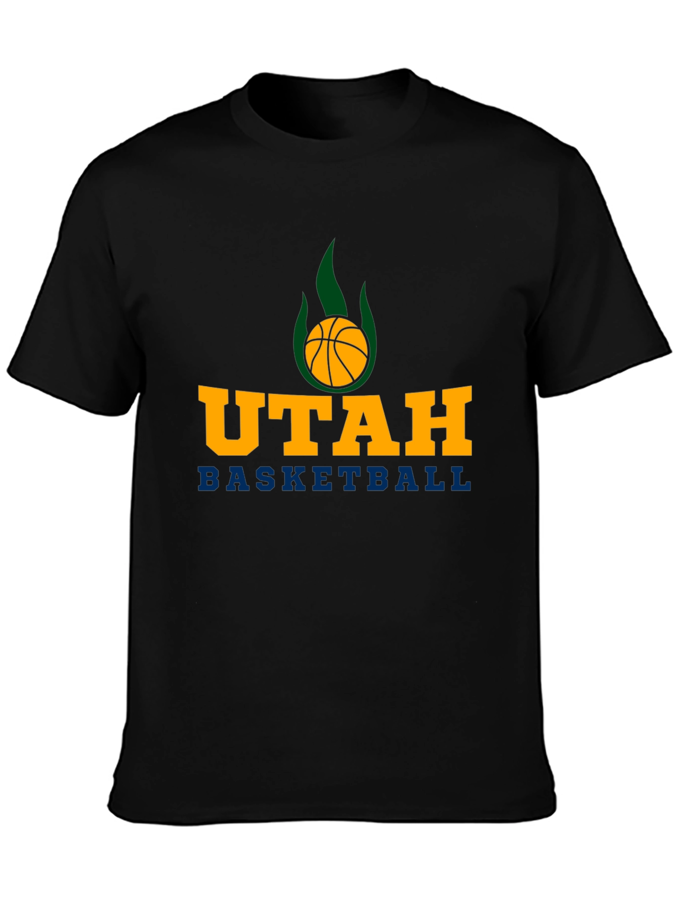 Utah Basketball Black T-Shirt