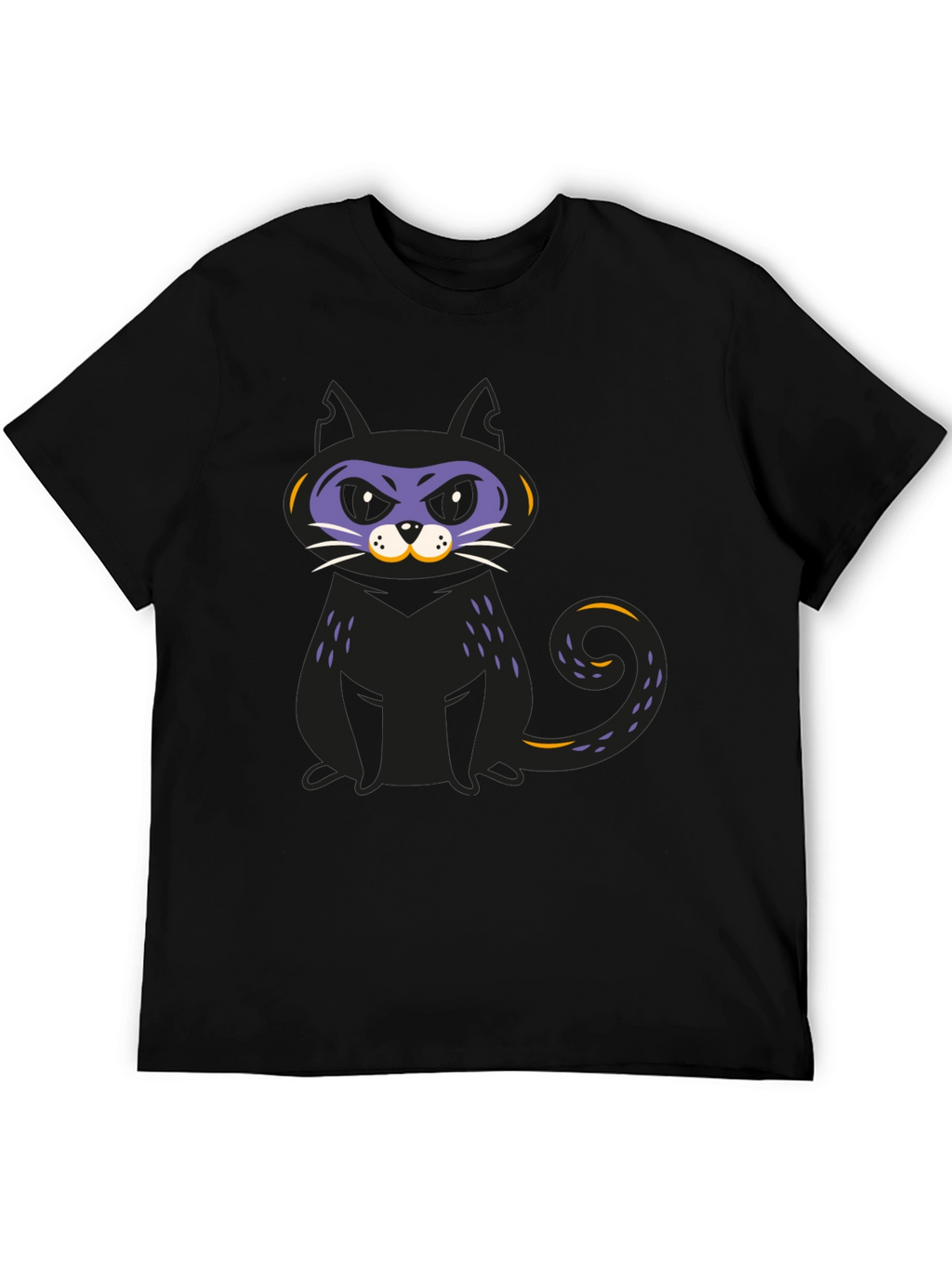 Black Cat Graphic T-Shirt - Halloween Fun