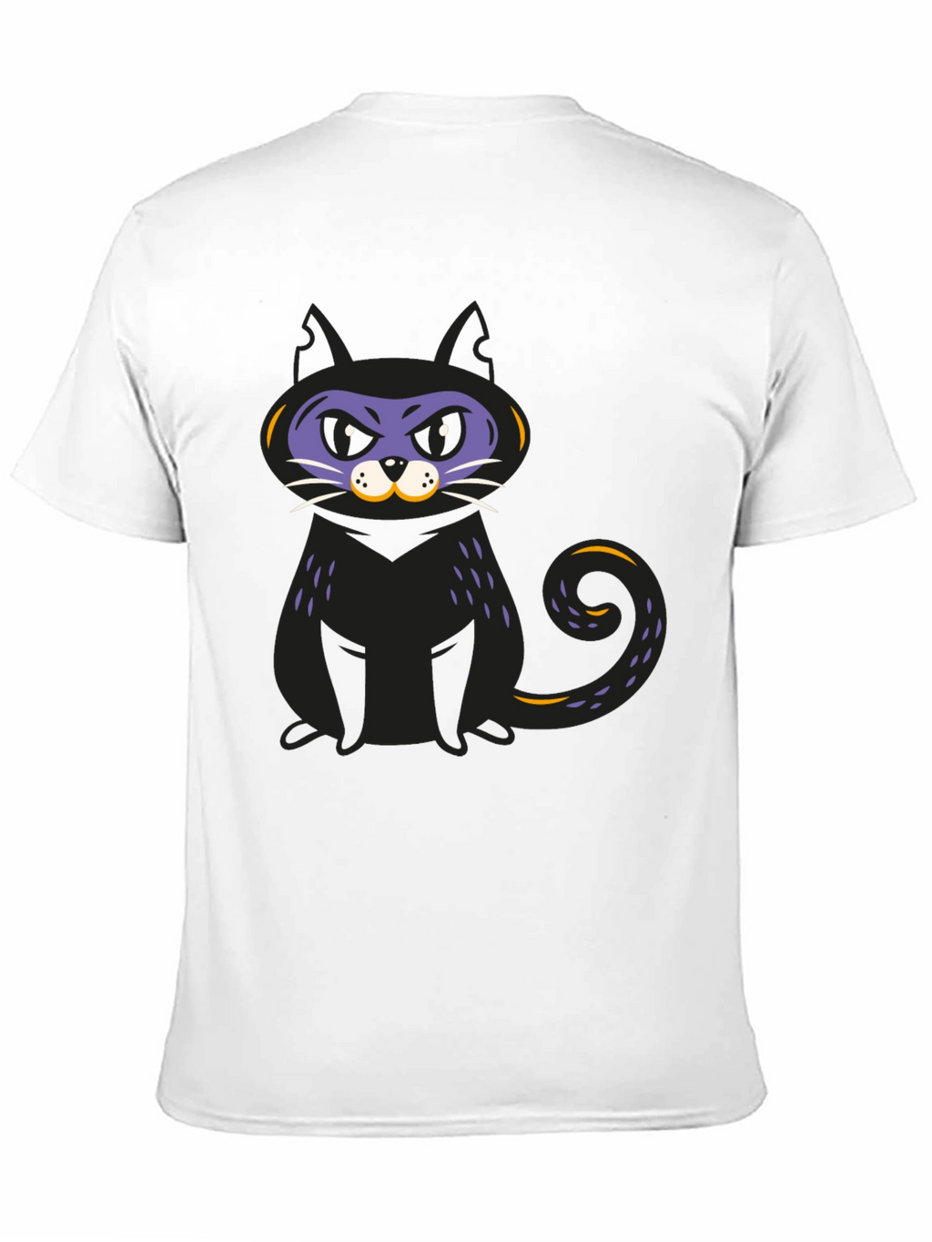 Black Cat Graphic T-Shirt - Halloween Fun