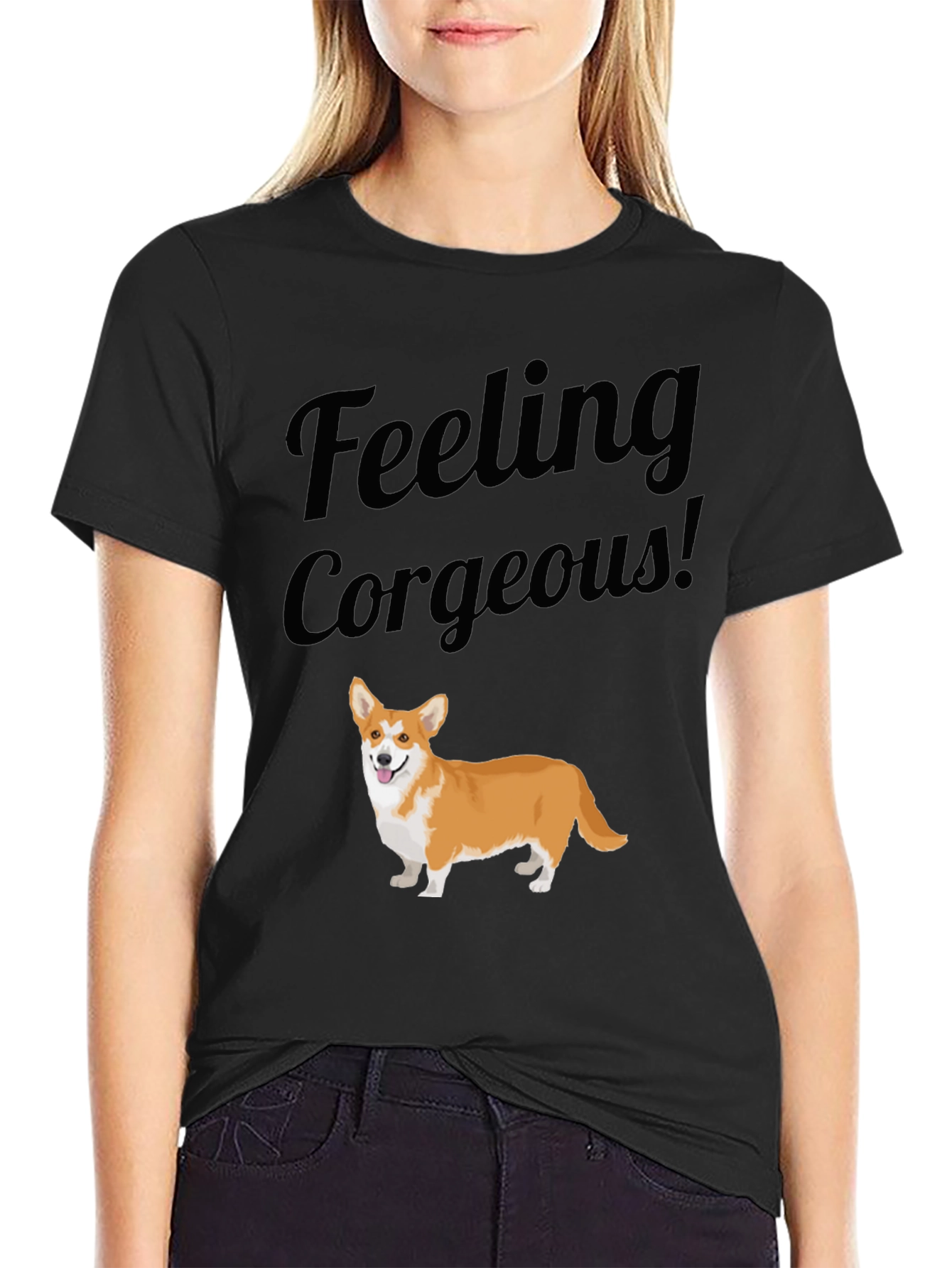 Feeling Corgeous T-Shirt - Corgi Lover Tee