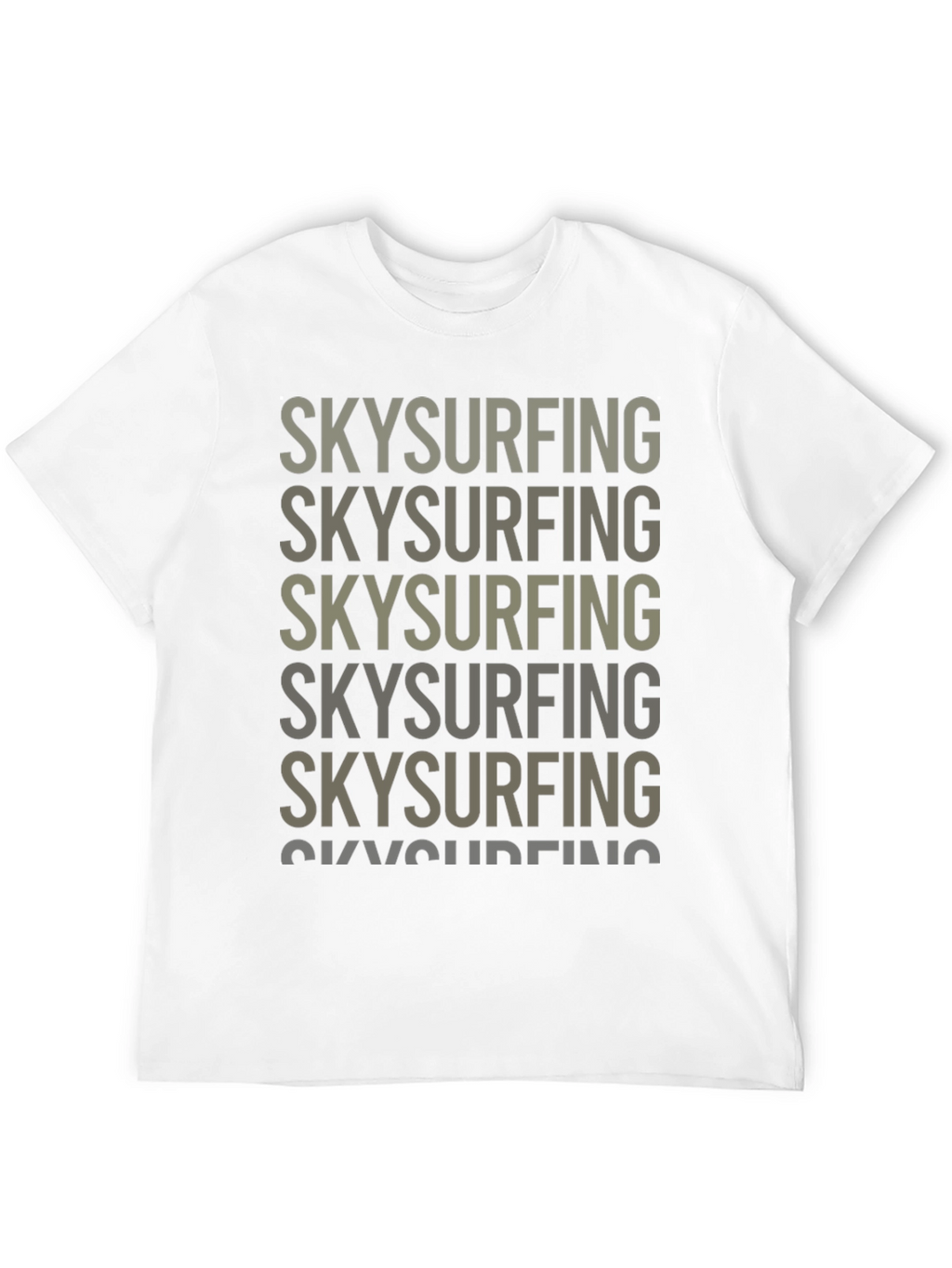 Skysurfing Graphic Tee - Black Cotton T-Shirt