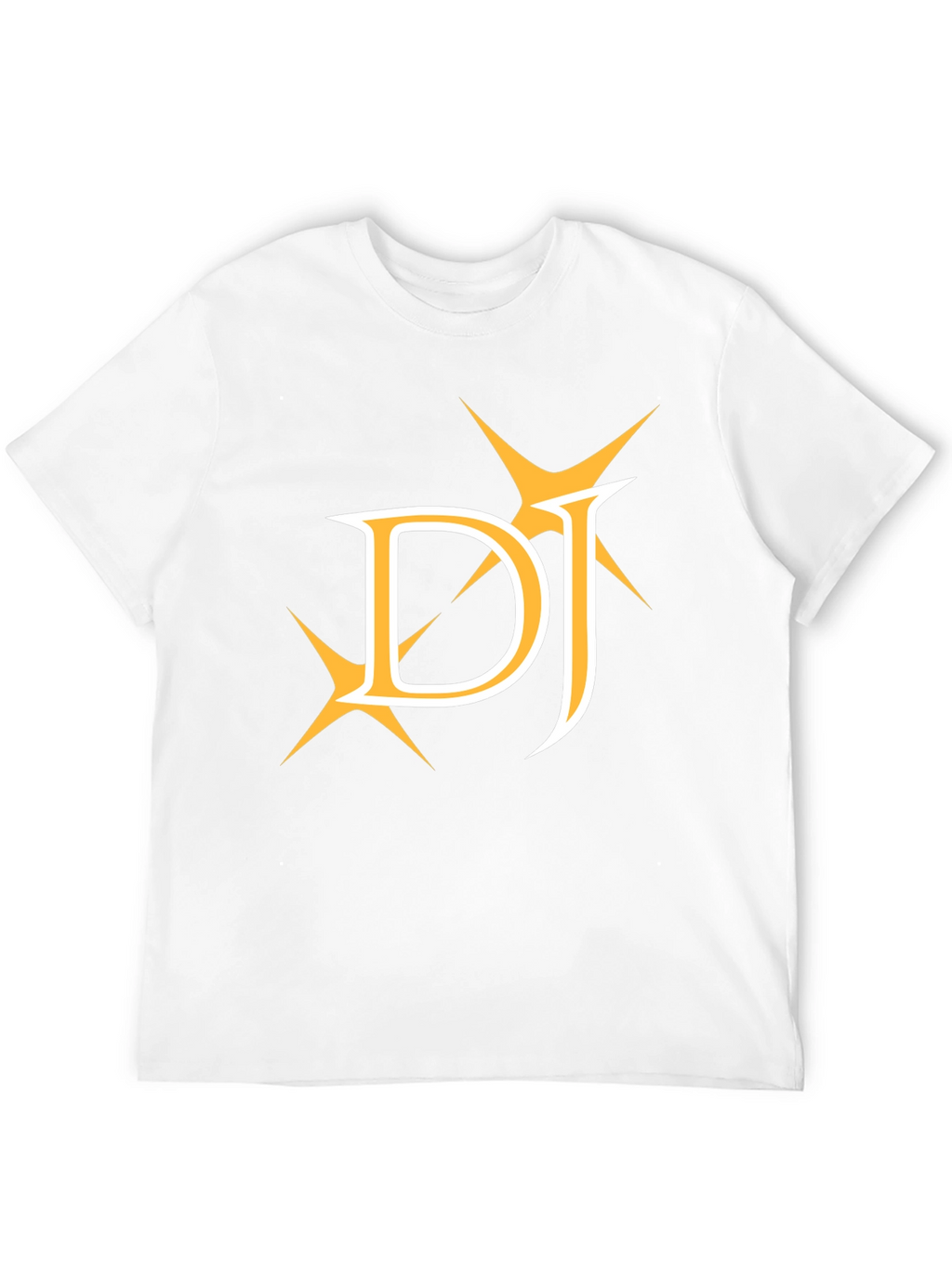 DJ Golden Graphic Tee - Stylish Black Cotton T-Shirt