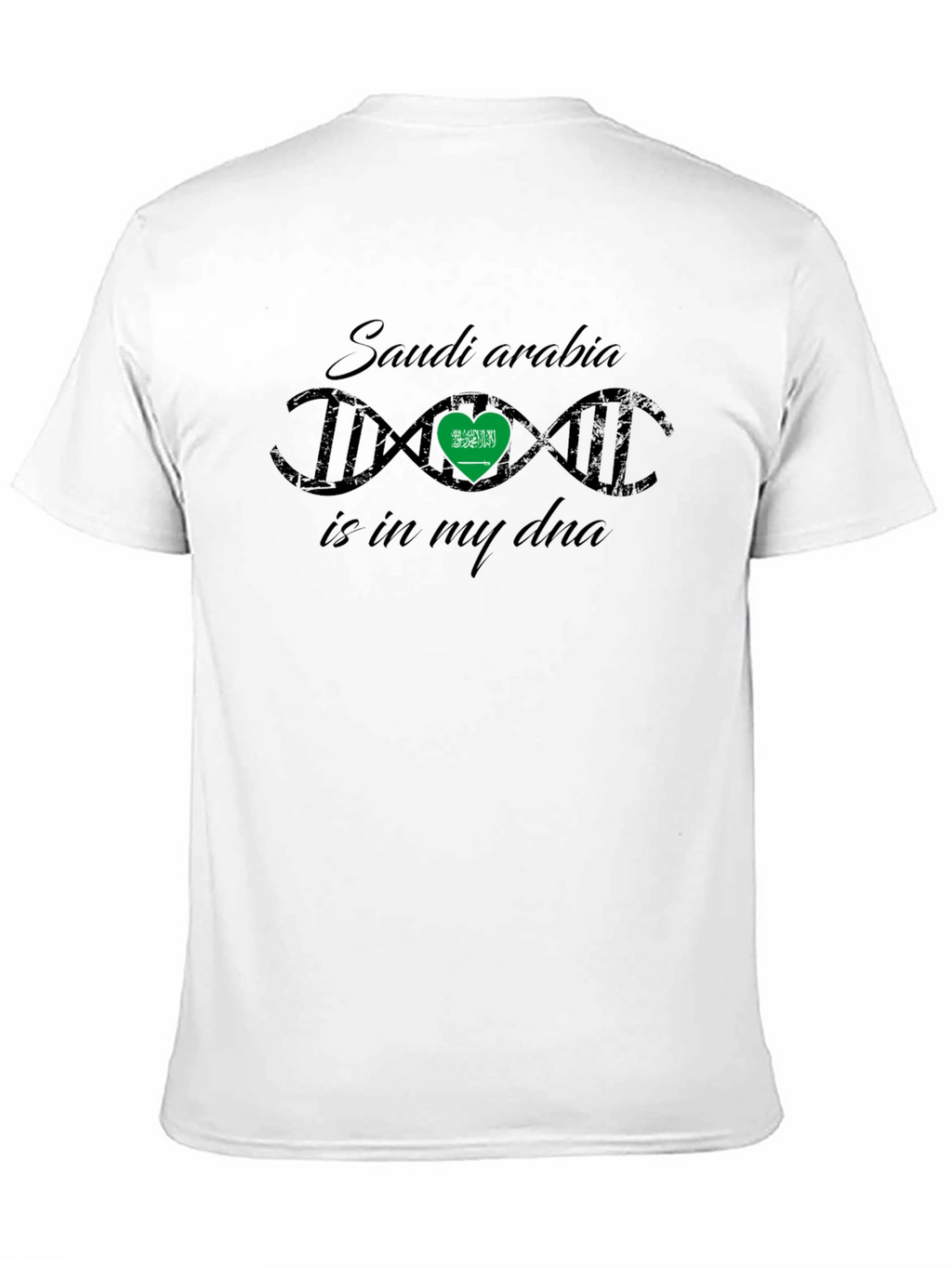 Saudi Arabia DNA T-Shirt - Black