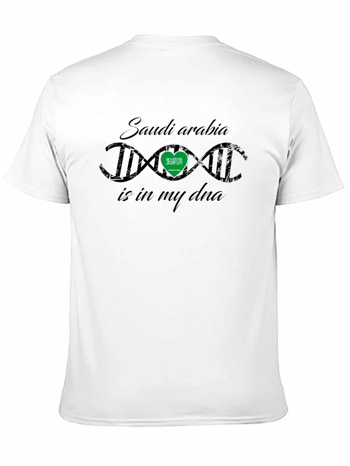 Saudi Arabia DNA T-Shirt - Black