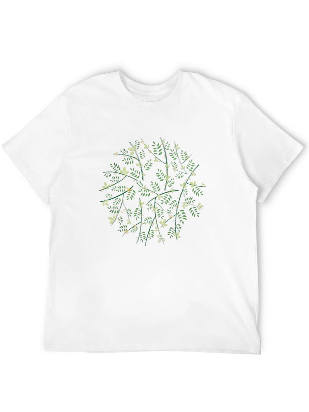 Nature Mandala Black T-Shirt