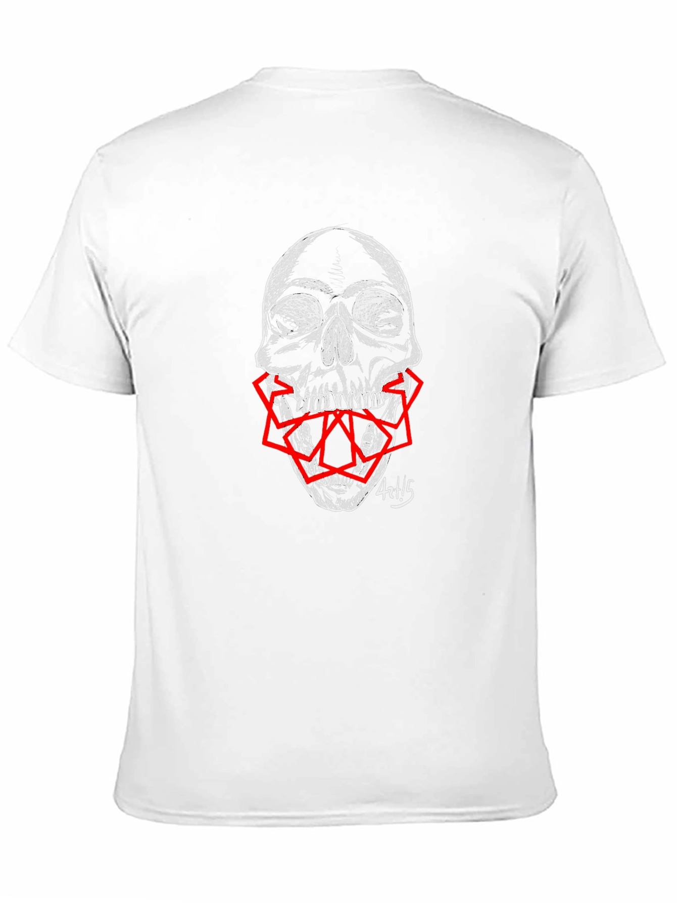 Skull Graphic Print Mens T-Shirt