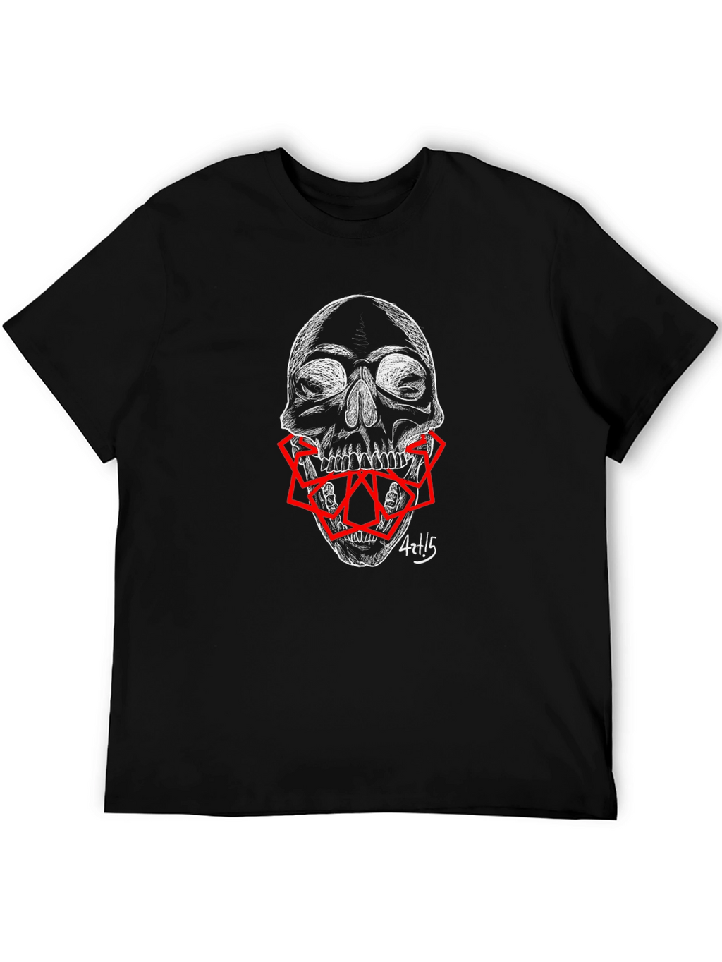 Skull Graphic Print Mens T-Shirt