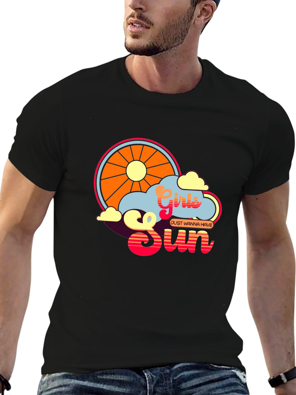 Girls Just Wanna Have Sun Graphic Tee