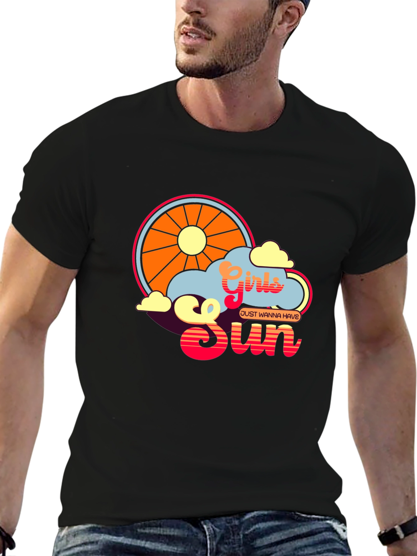 Girls Just Wanna Have Sun Graphic Tee