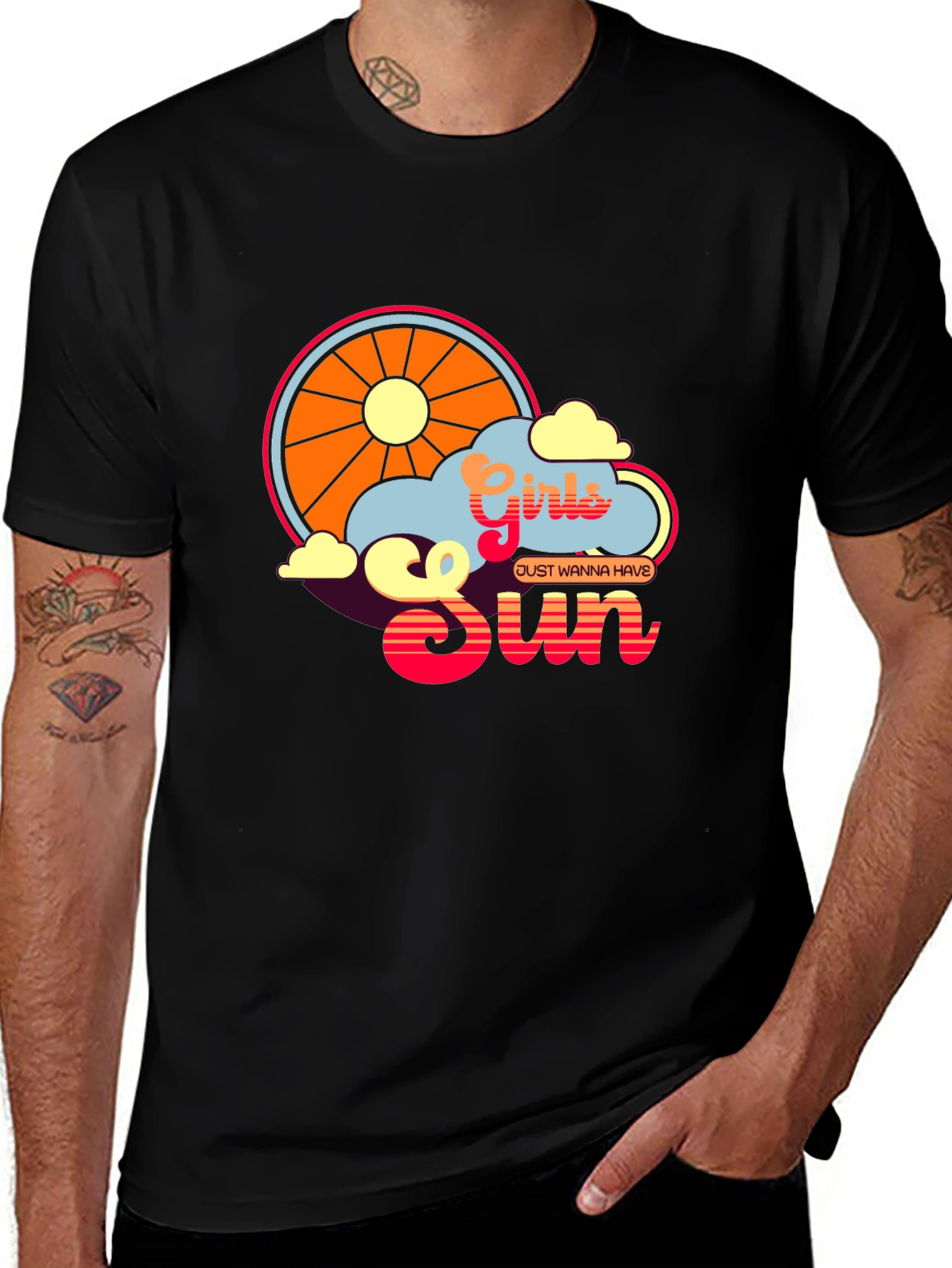 Girls Just Wanna Have Sun Graphic Tee