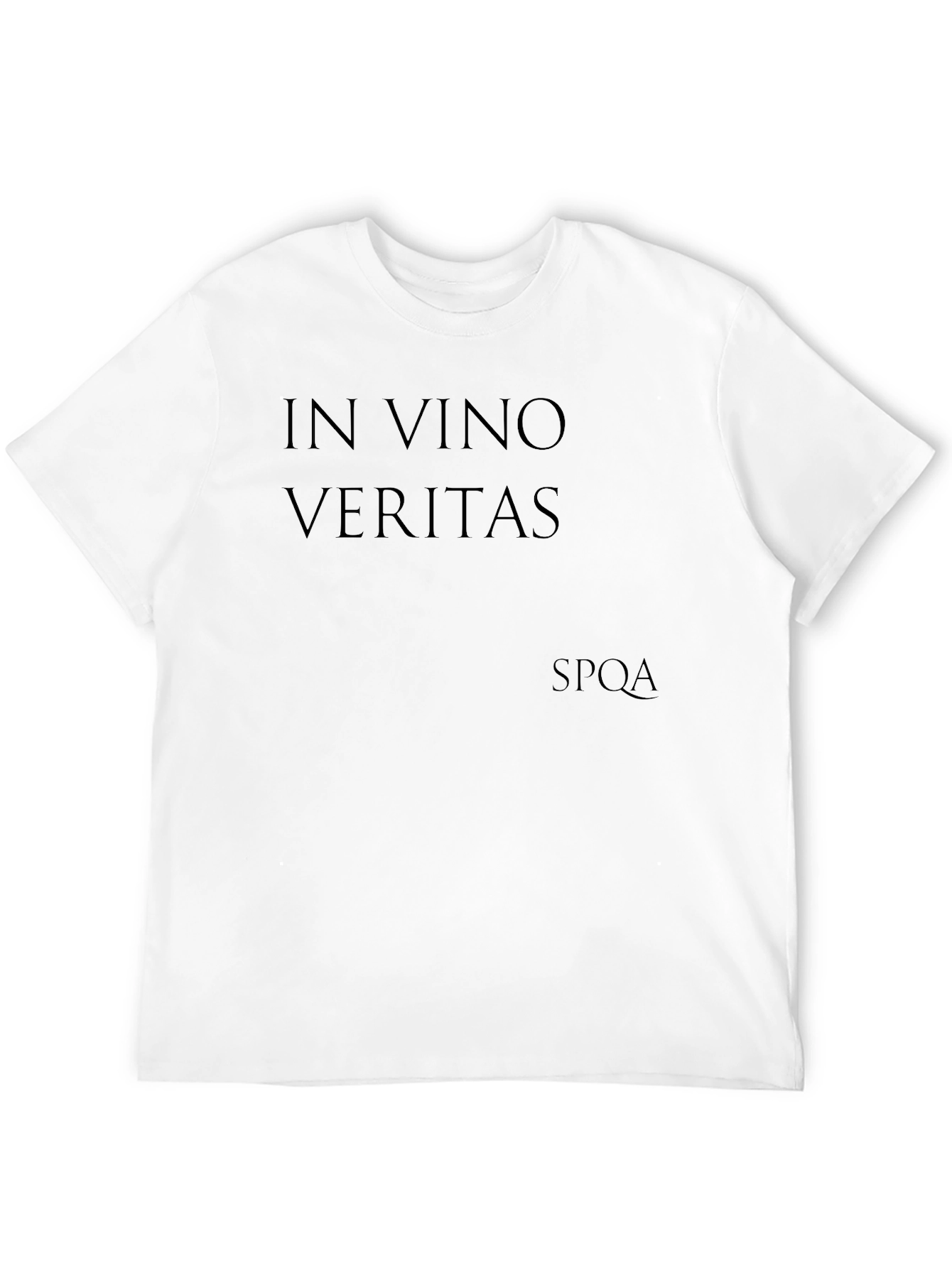 In Vino Veritas Black T-Shirt