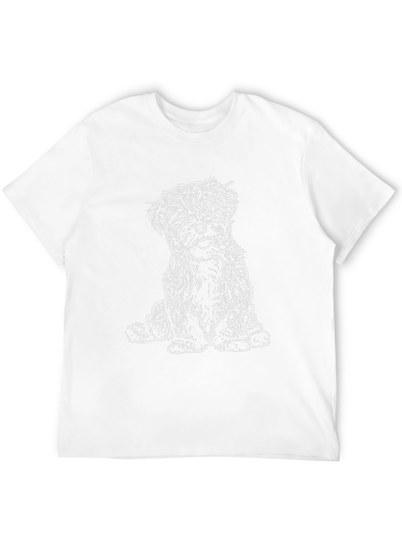 Dog Graphic T-Shirt - Mens Black Tee