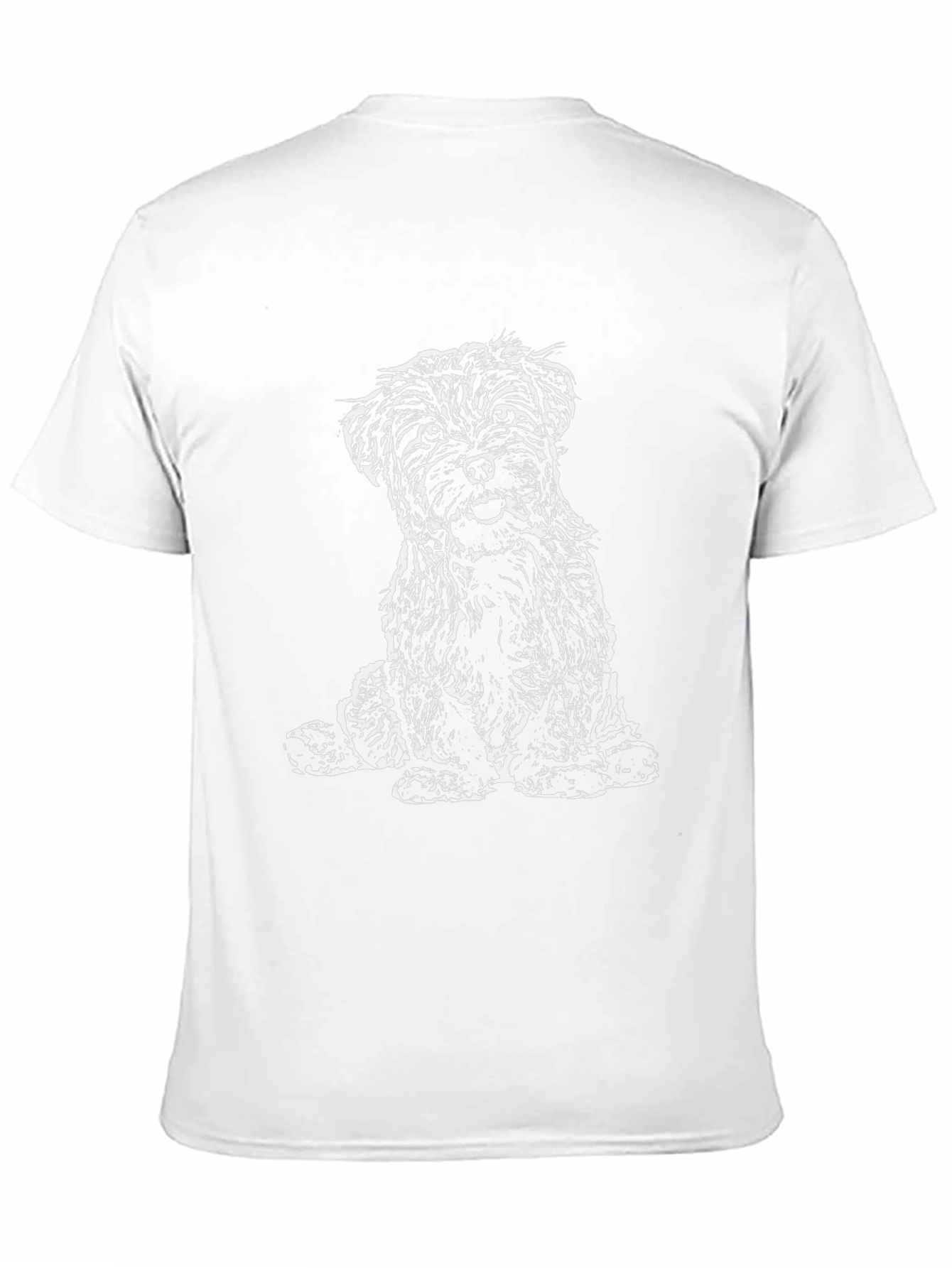 Dog Graphic T-Shirt - Mens Black Tee