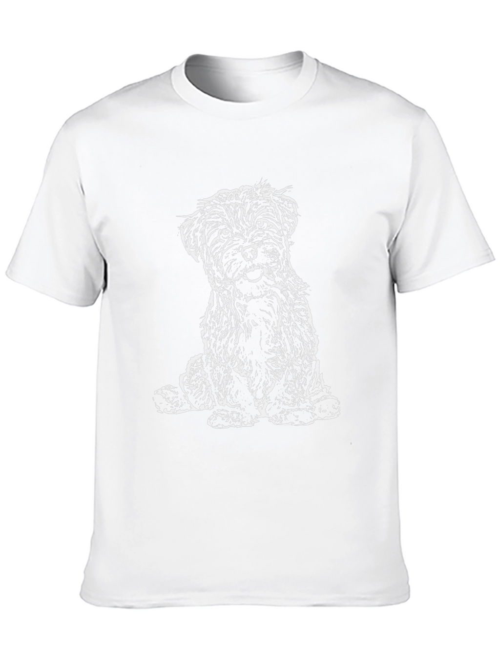 Dog Graphic T-Shirt - Mens Black Tee