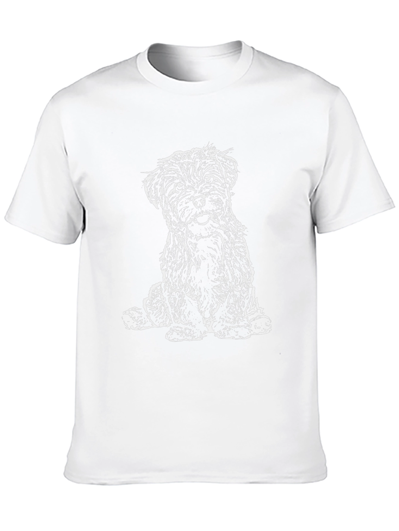 Dog Graphic T-Shirt - Mens Black Tee