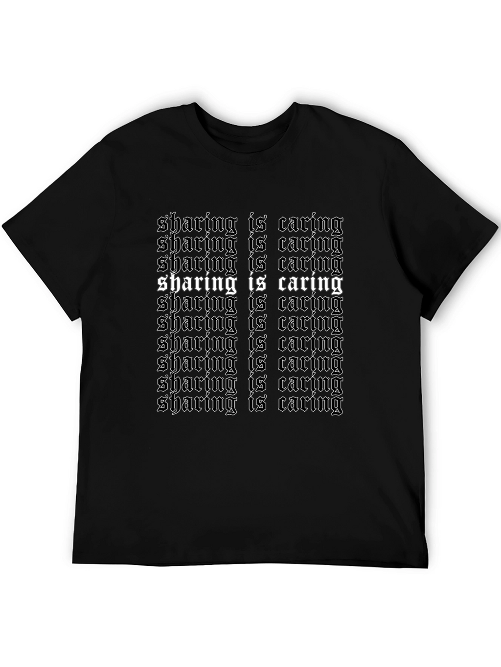 Sharing is Caring Graphic T-Shirt