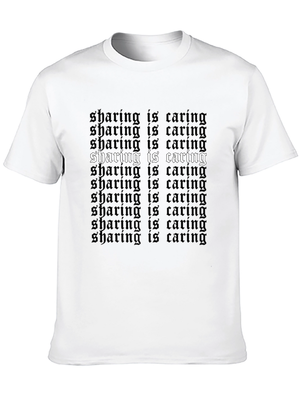 Sharing is Caring Graphic T-Shirt