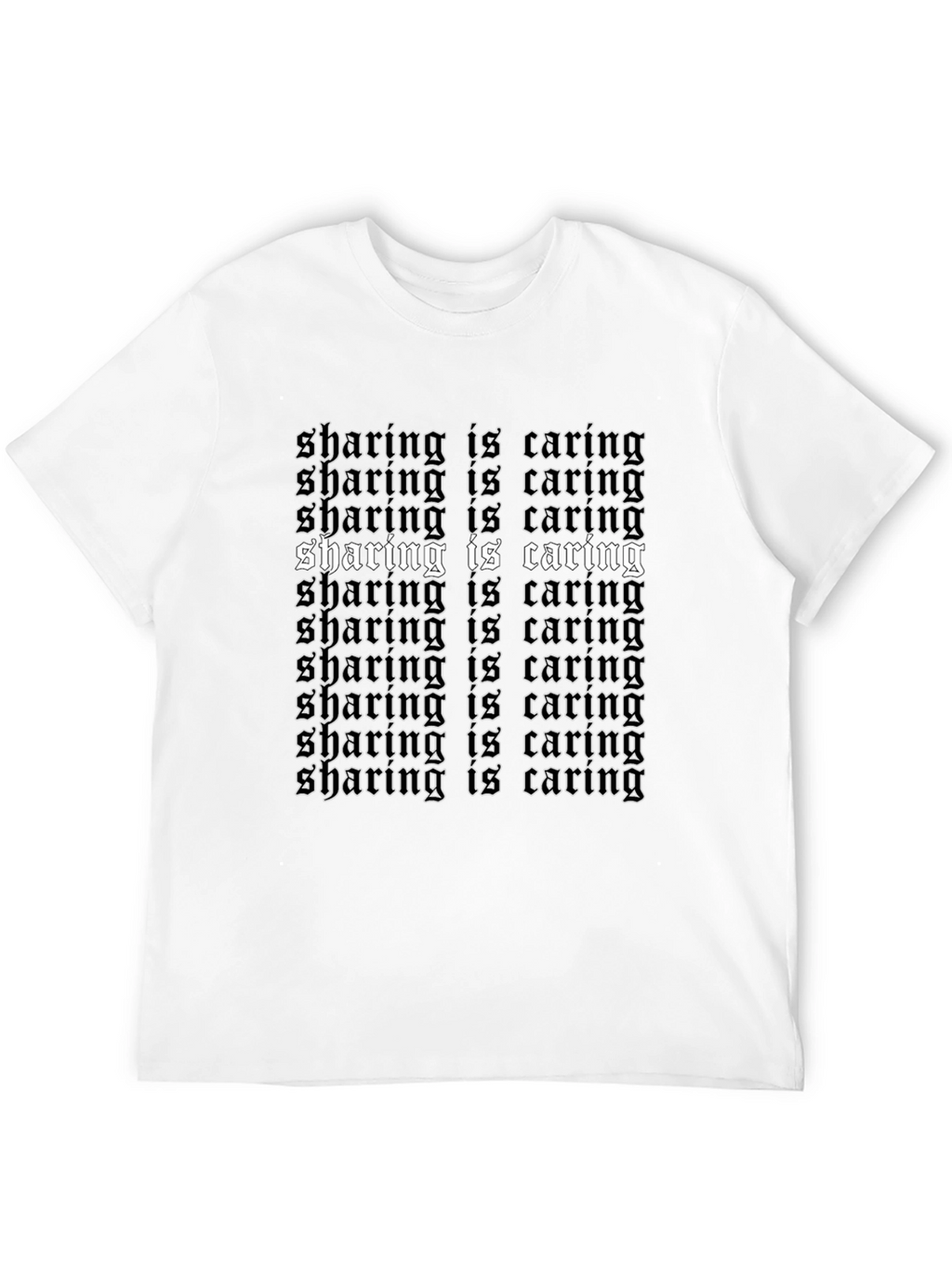 Sharing is Caring Graphic T-Shirt