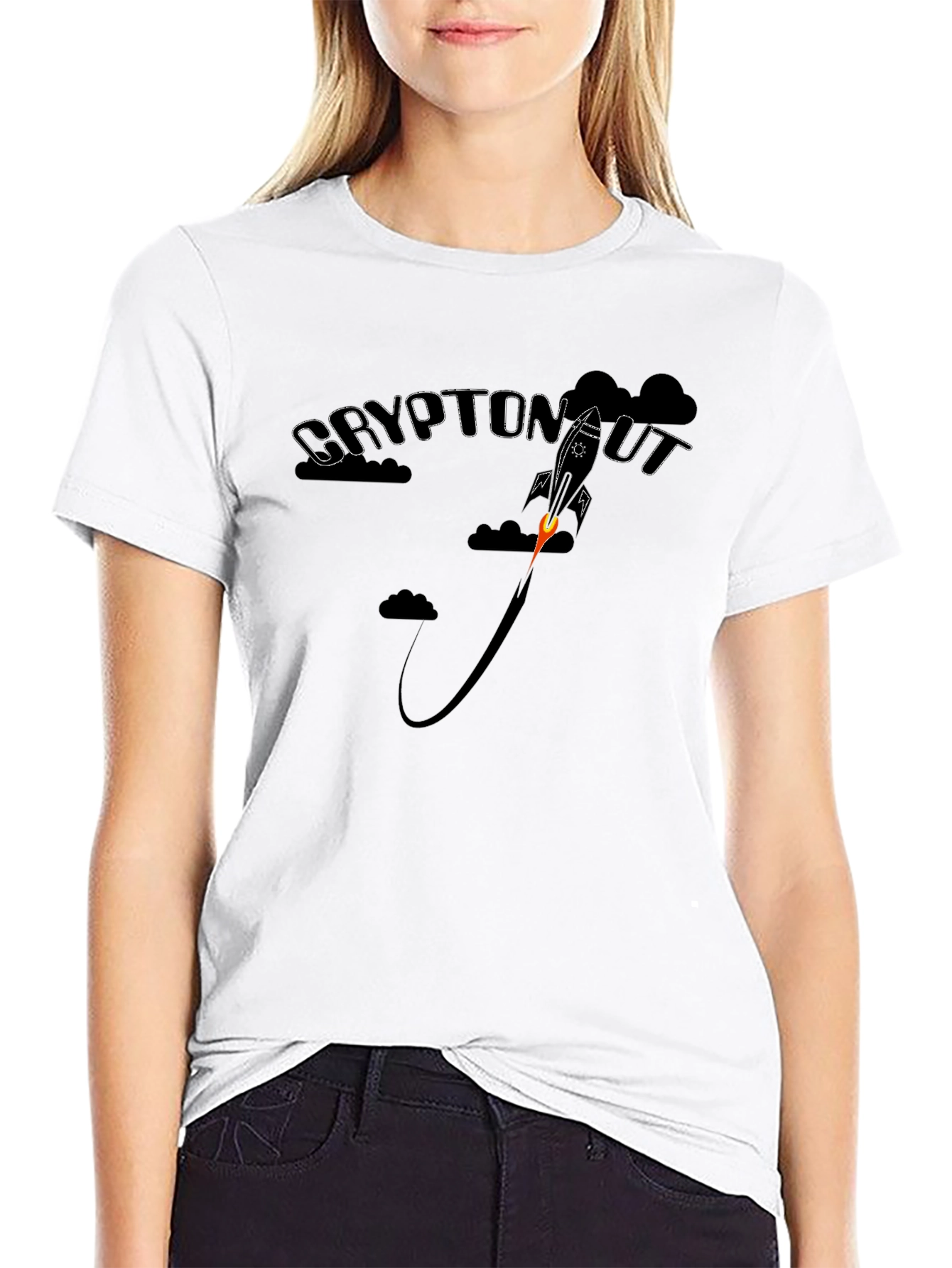 Cryptonaut Black Graphic Tee