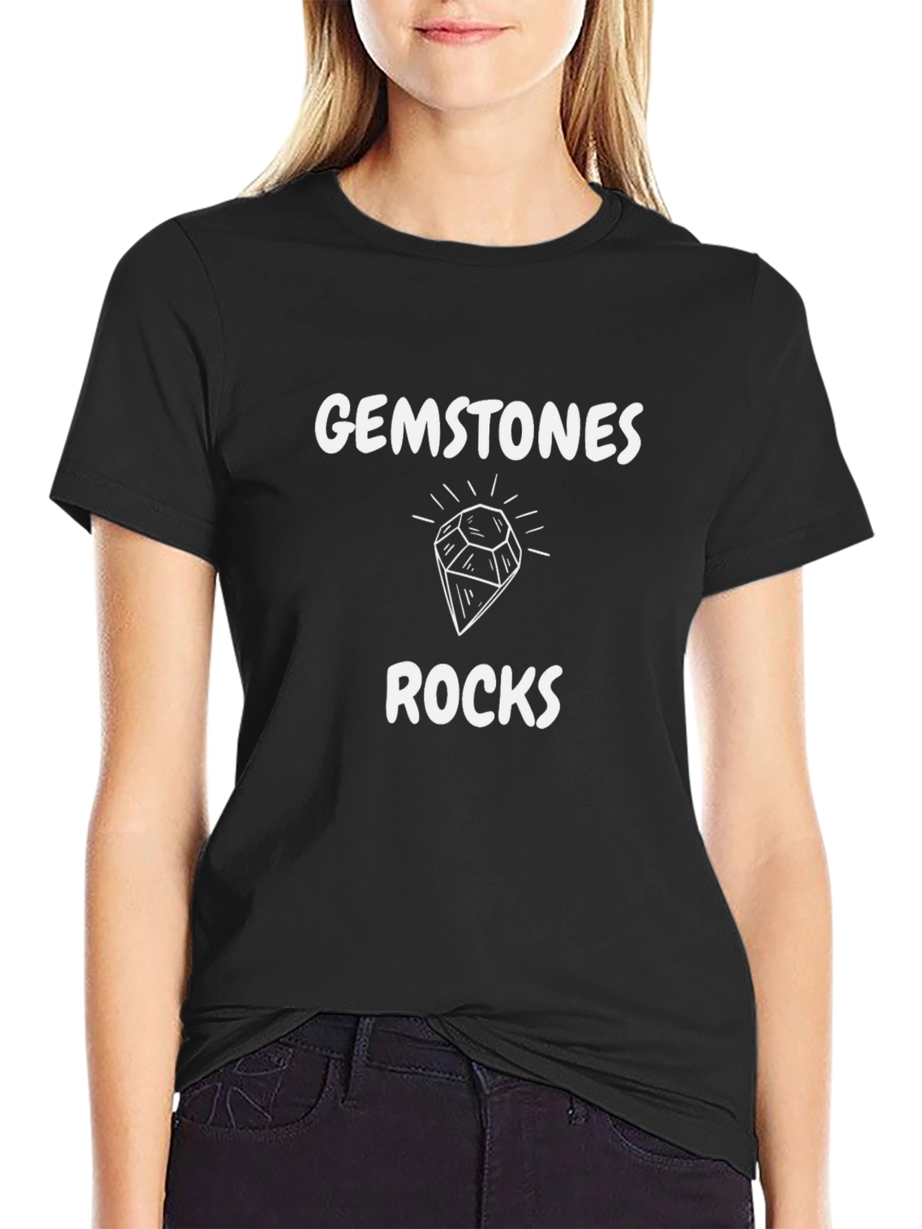 Gemstones Rocks Graphic Tee - Stylish Unisex T-Shirt