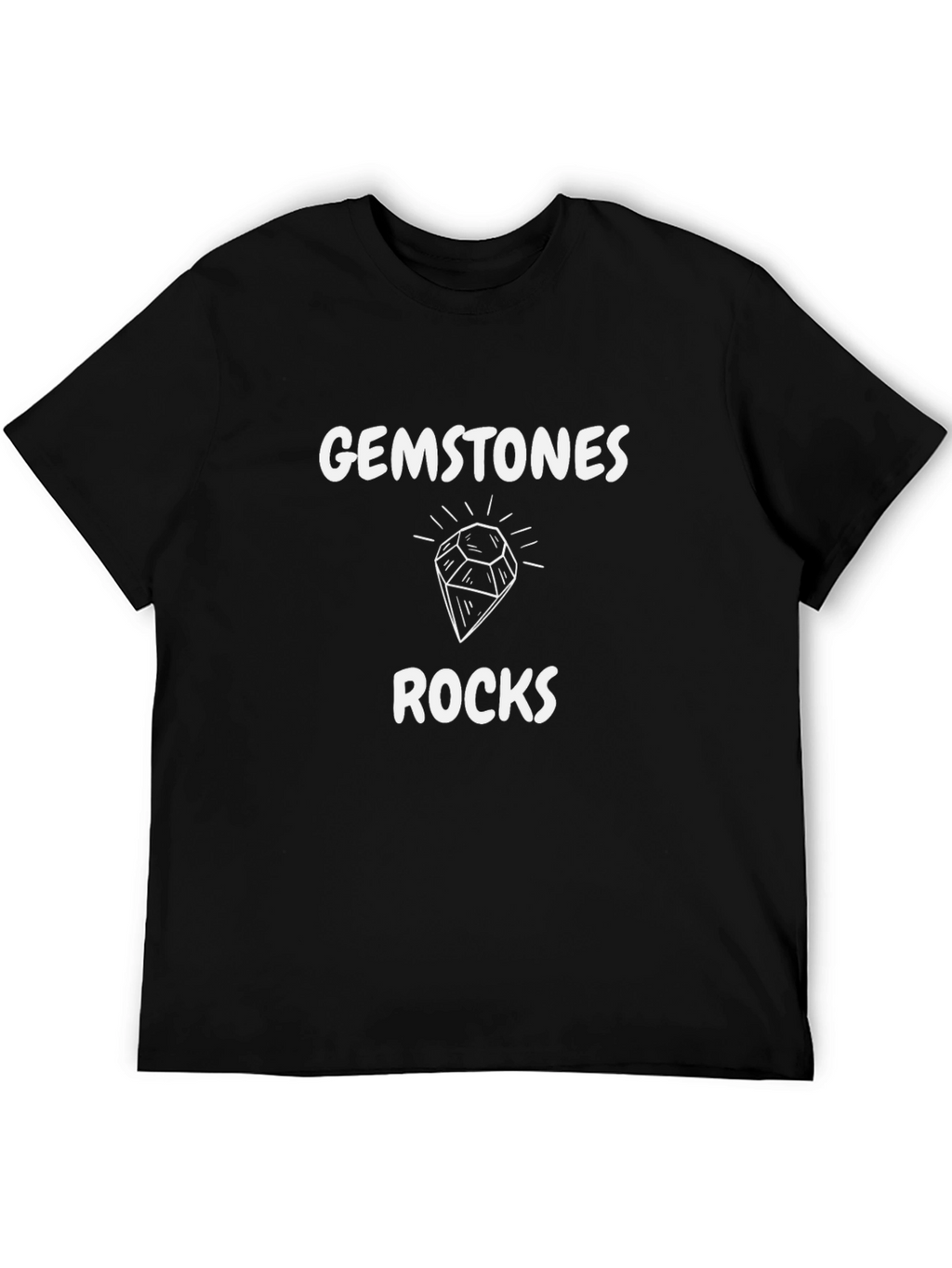 Gemstones Rocks Graphic Tee - Stylish Unisex T-Shirt