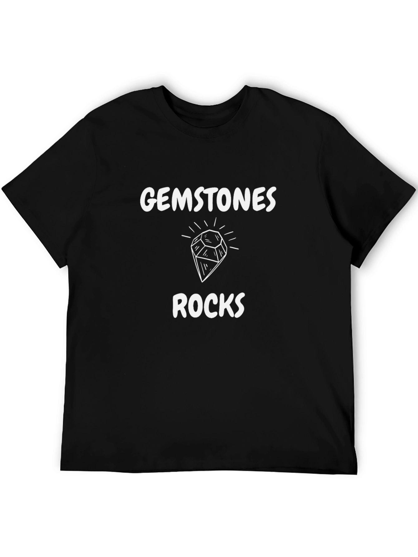 Gemstones Rocks Graphic Tee - Stylish Unisex T-Shirt