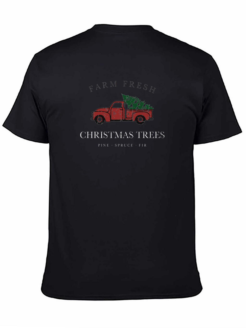 Christmas Tree Truck Graphic Tee