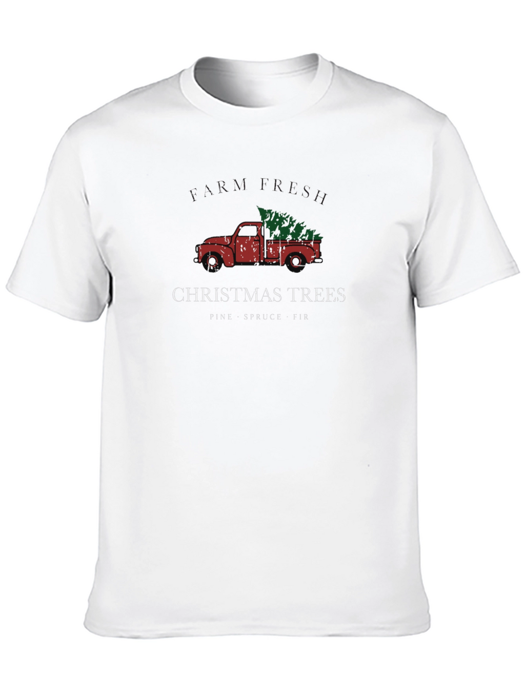 Christmas Tree Truck Graphic Tee