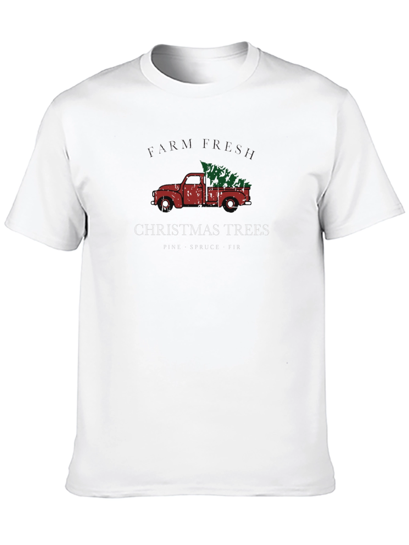 Christmas Tree Truck Graphic Tee