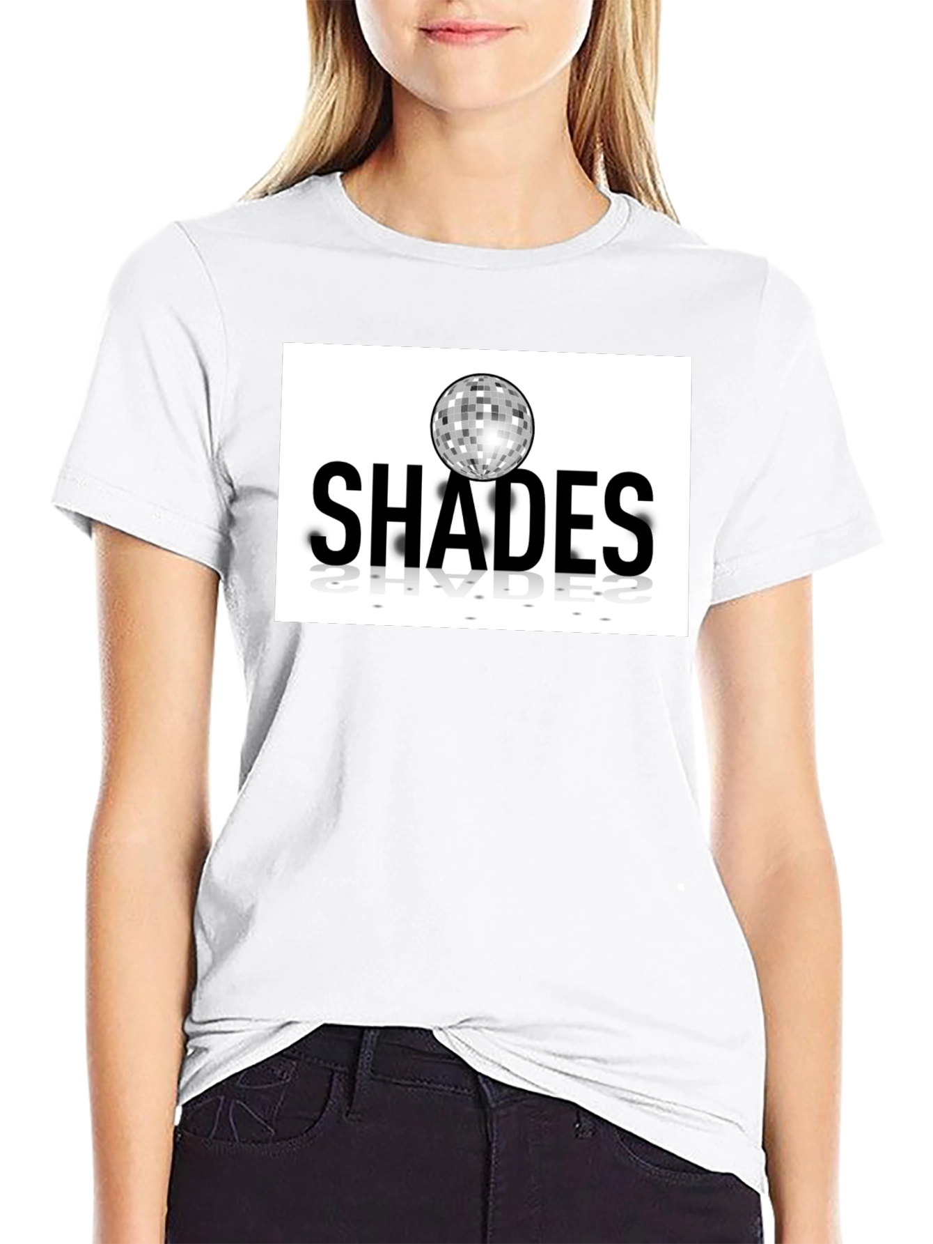 Shades Disco Ball Graphic Tee - Retro Style