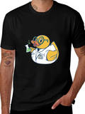 Scientist Rubber Duck T-Shirt - Black