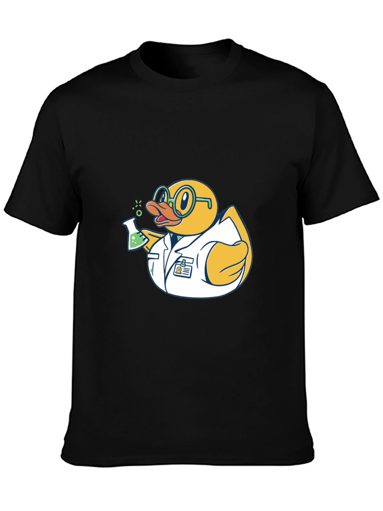 Scientist Rubber Duck T-Shirt - Black