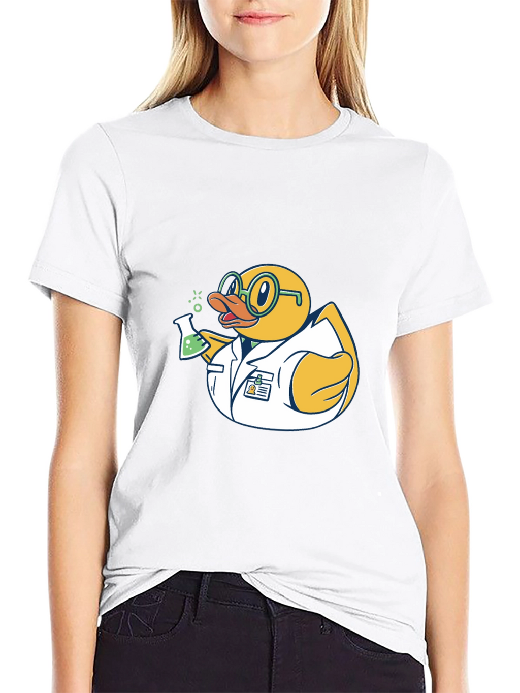 Scientist Rubber Duck T-Shirt - Black