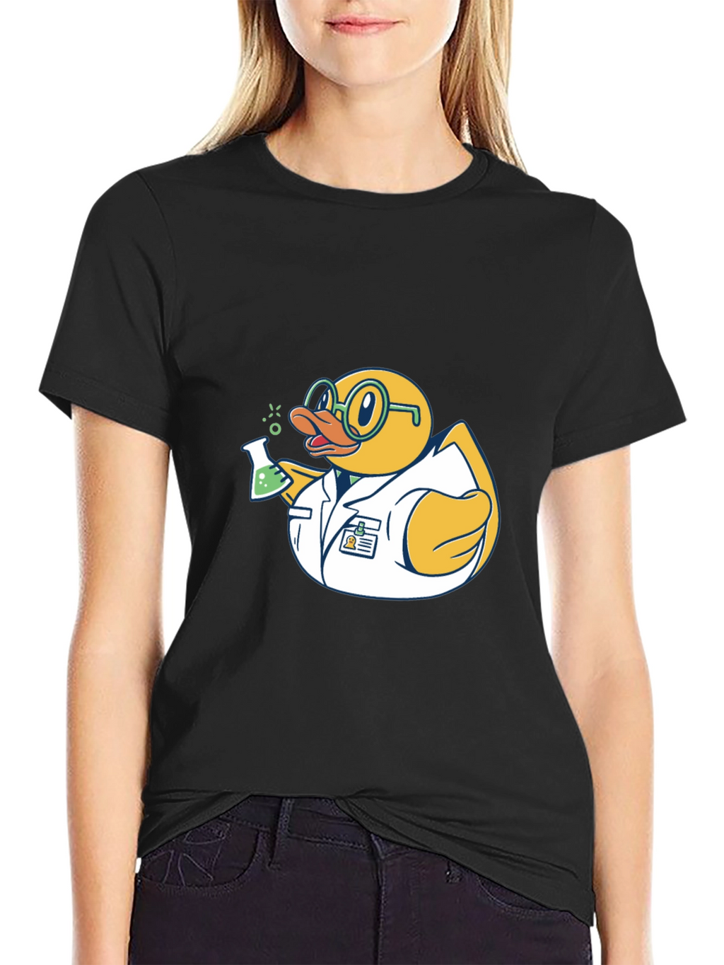 Scientist Rubber Duck T-Shirt - Black