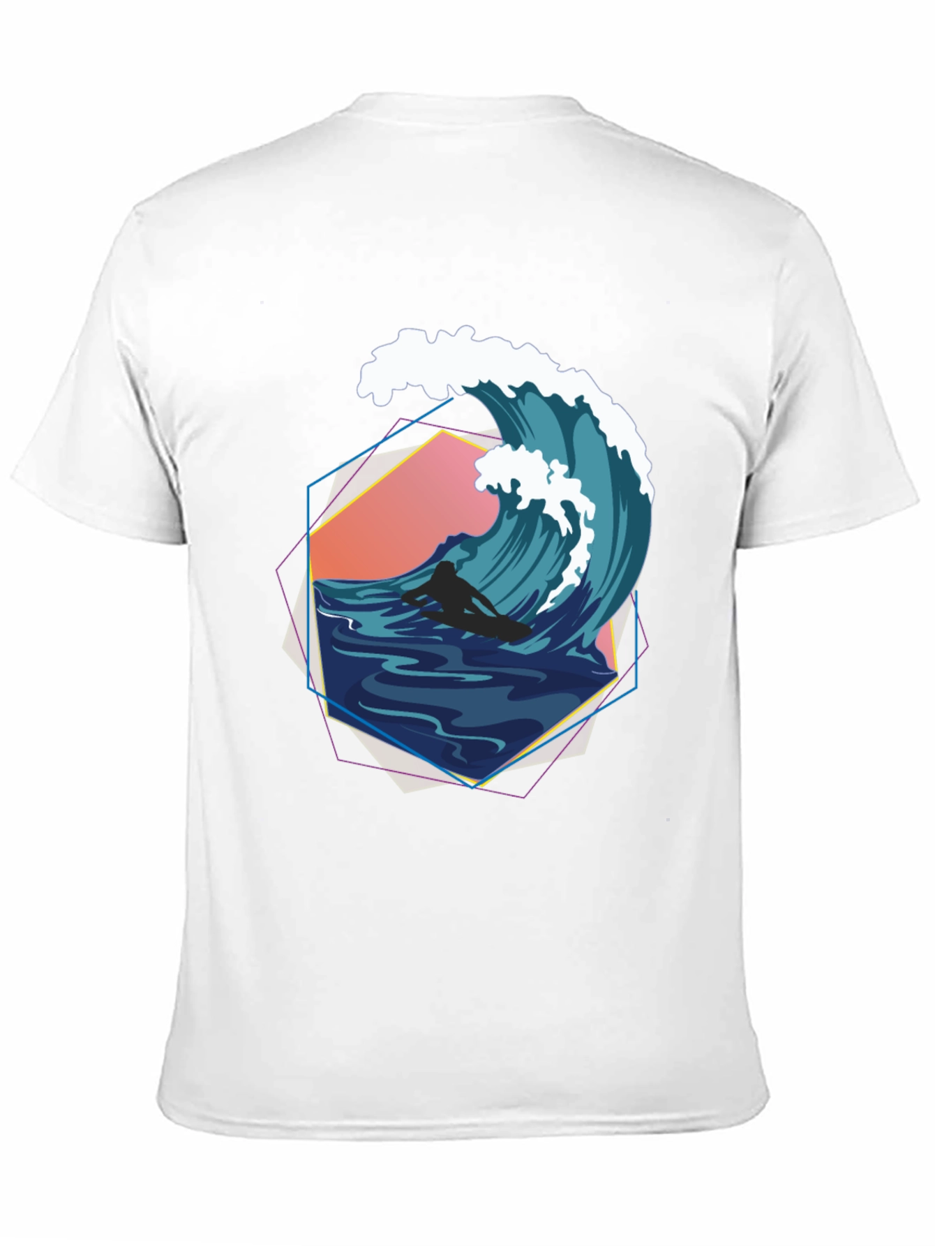 Retro Wave Surfer Graphic Tee