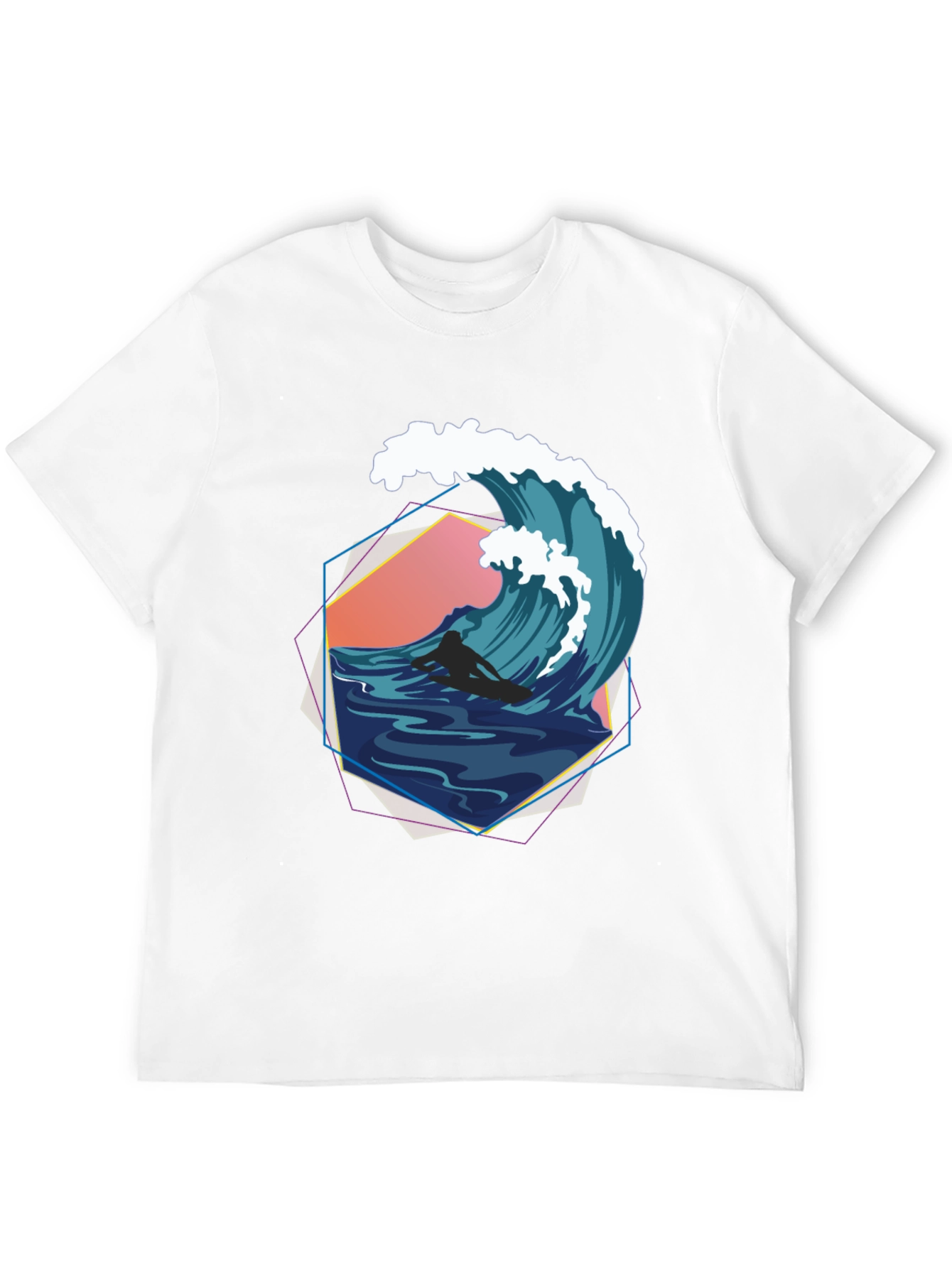 Retro Wave Surfer Graphic Tee