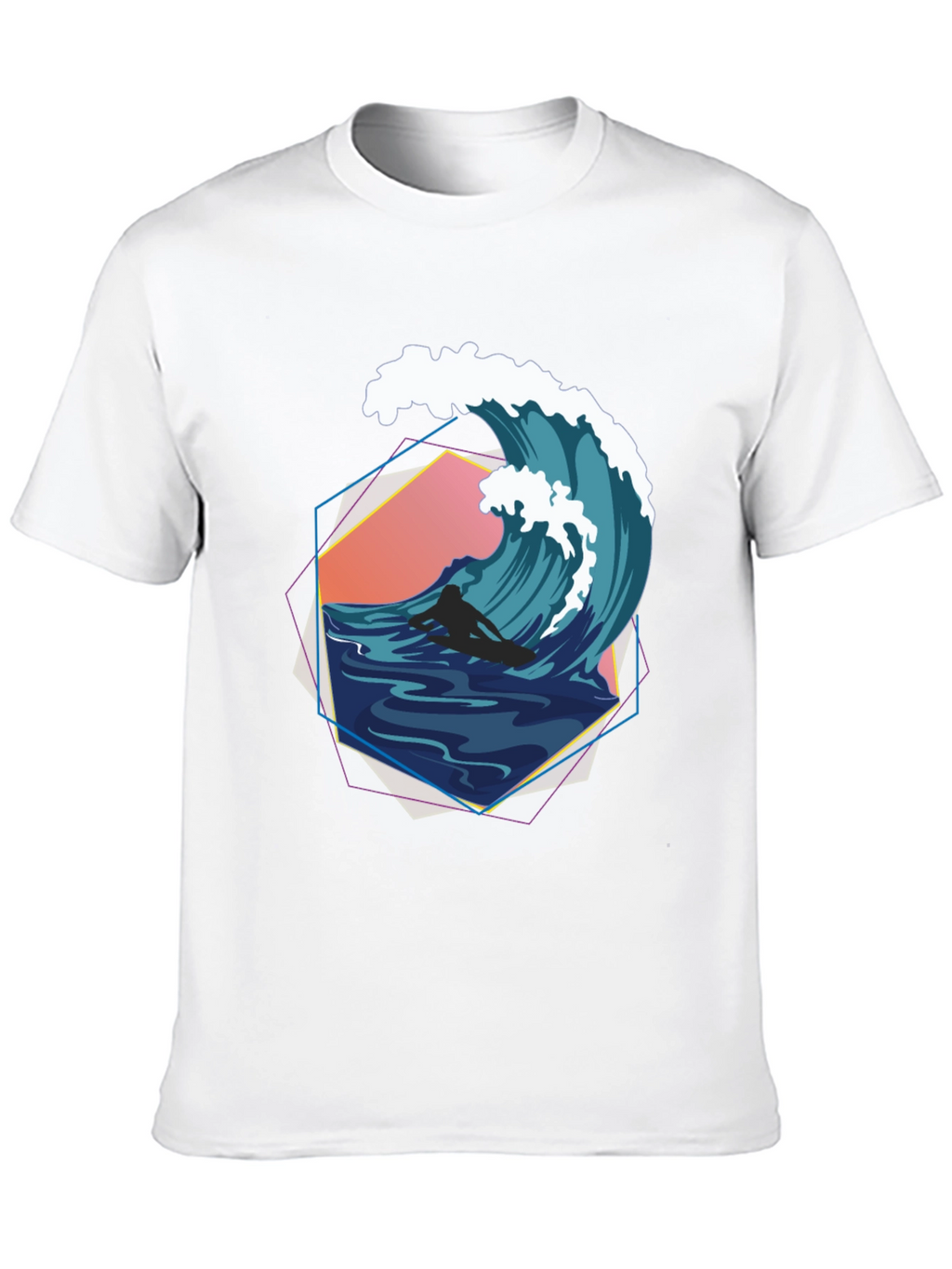Retro Wave Surfer Graphic Tee