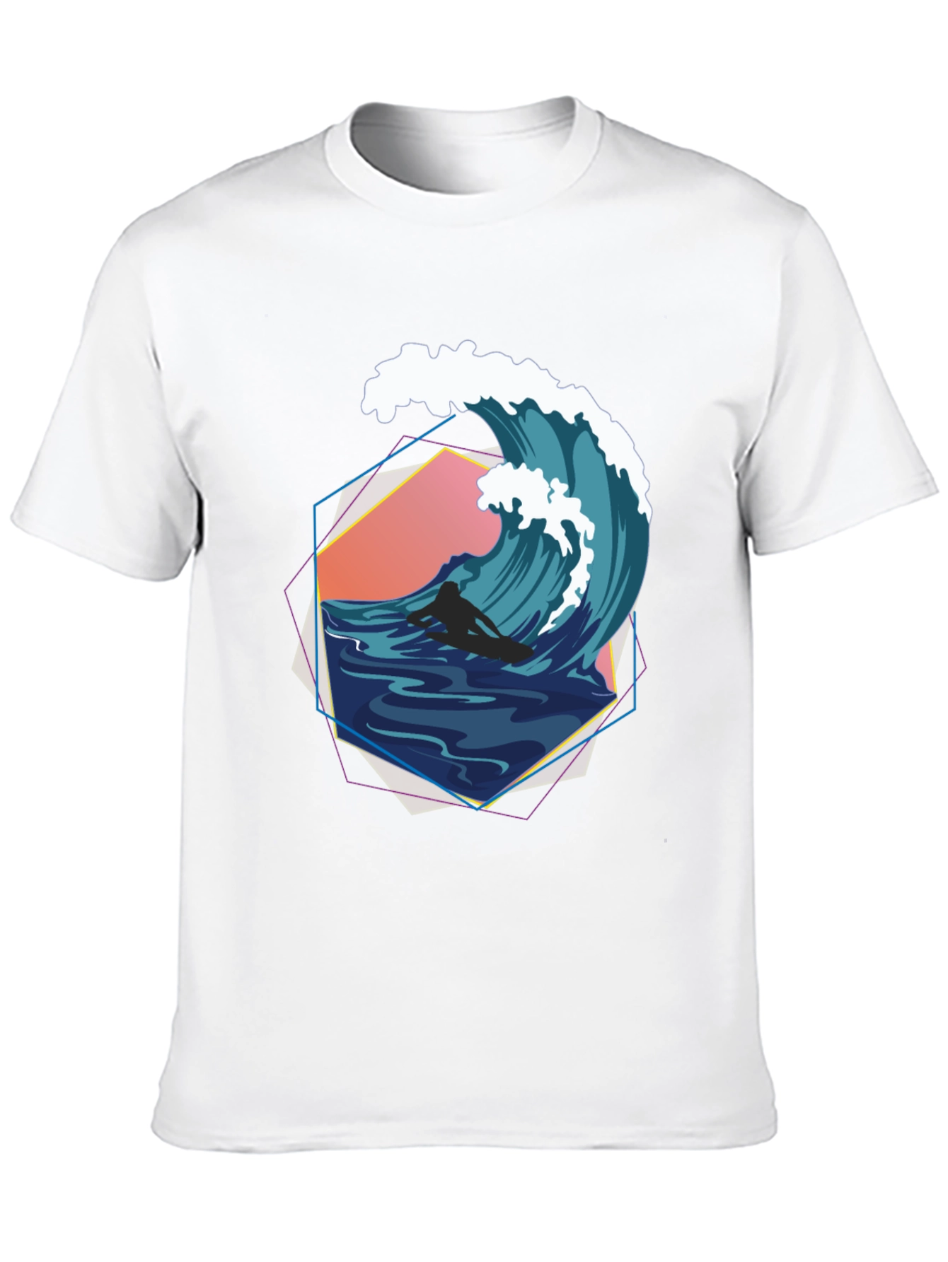 Retro Wave Surfer Graphic Tee