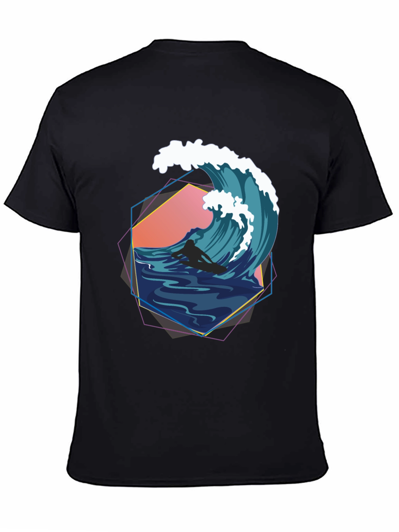 Retro Wave Surfer Graphic Tee