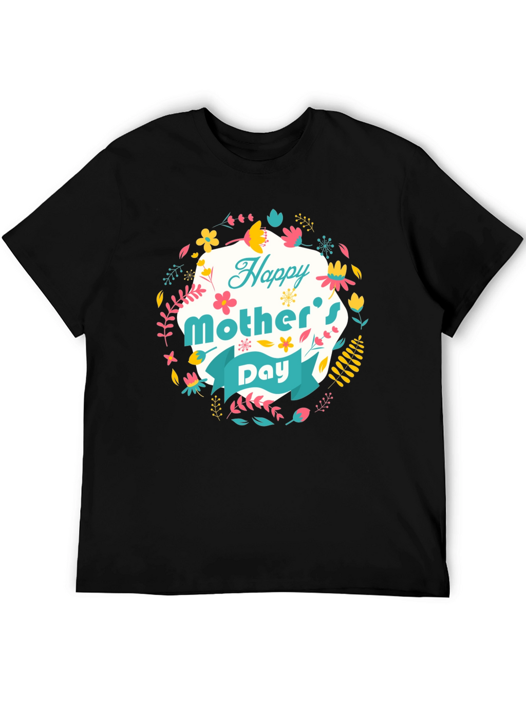 Happy Mothers Day Floral T-Shirt