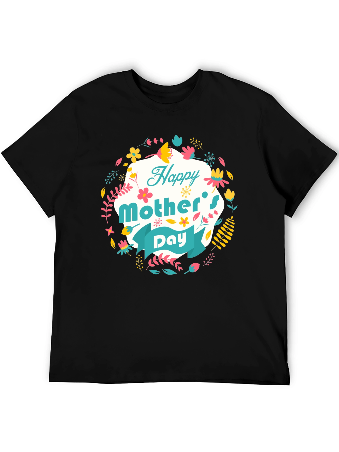 Happy Mothers Day Floral T-Shirt